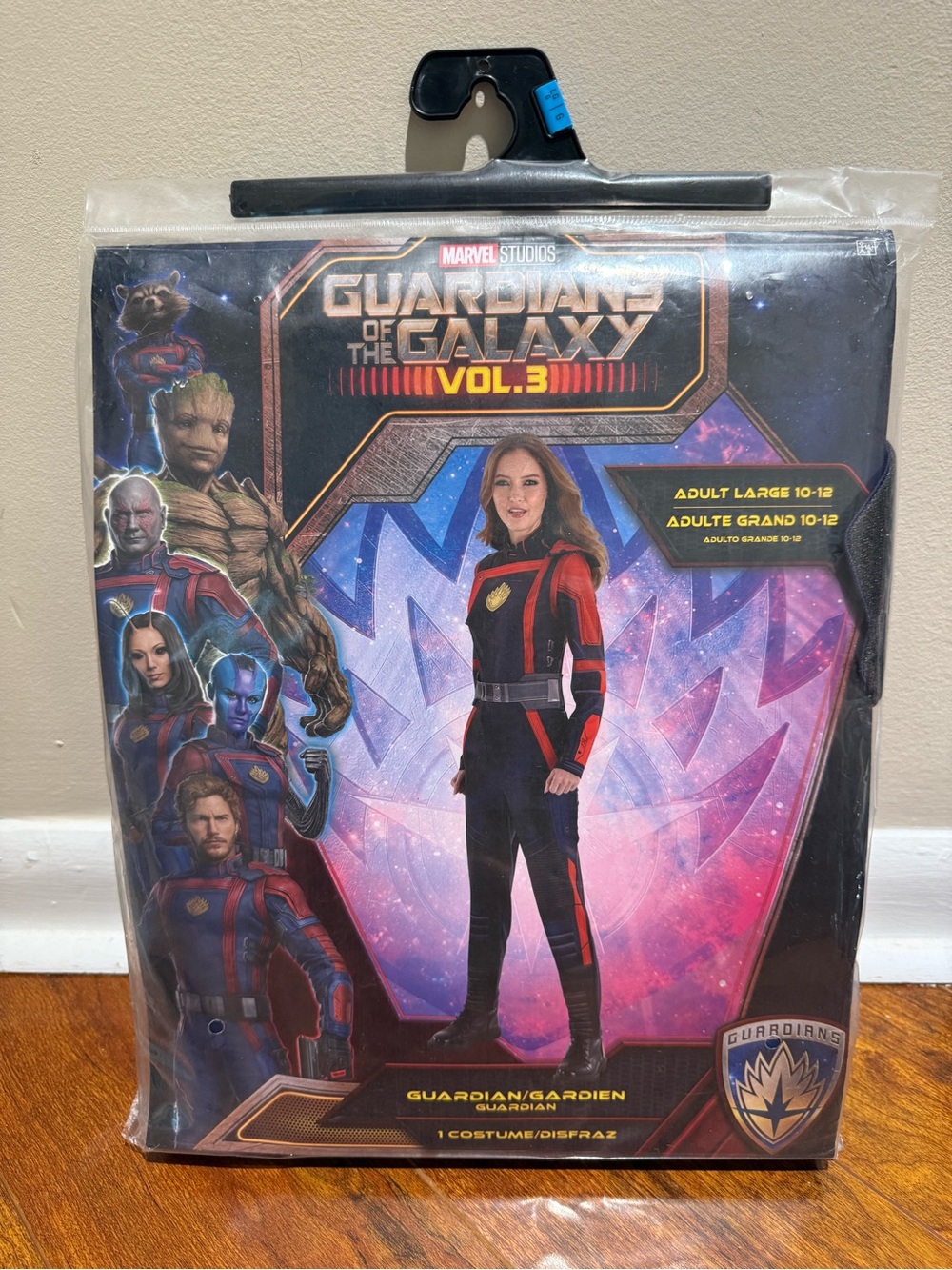 Marvel Guardians of the Galaxy Adult Costume Jumpsuit Size L NWT